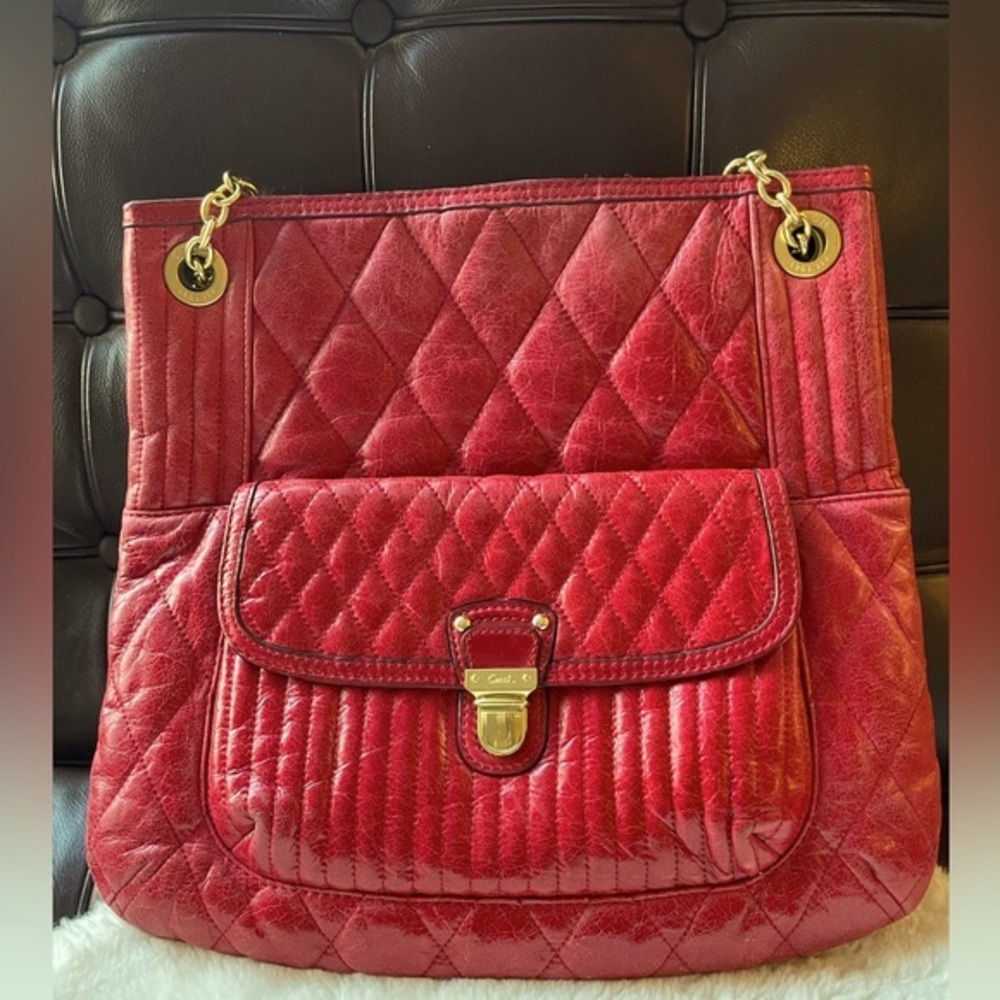 Coach Poppy Quilted Purse-limited edition